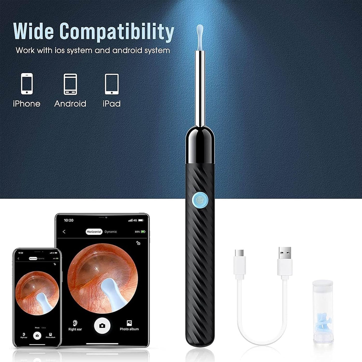 Ear cleaner with micro camera
