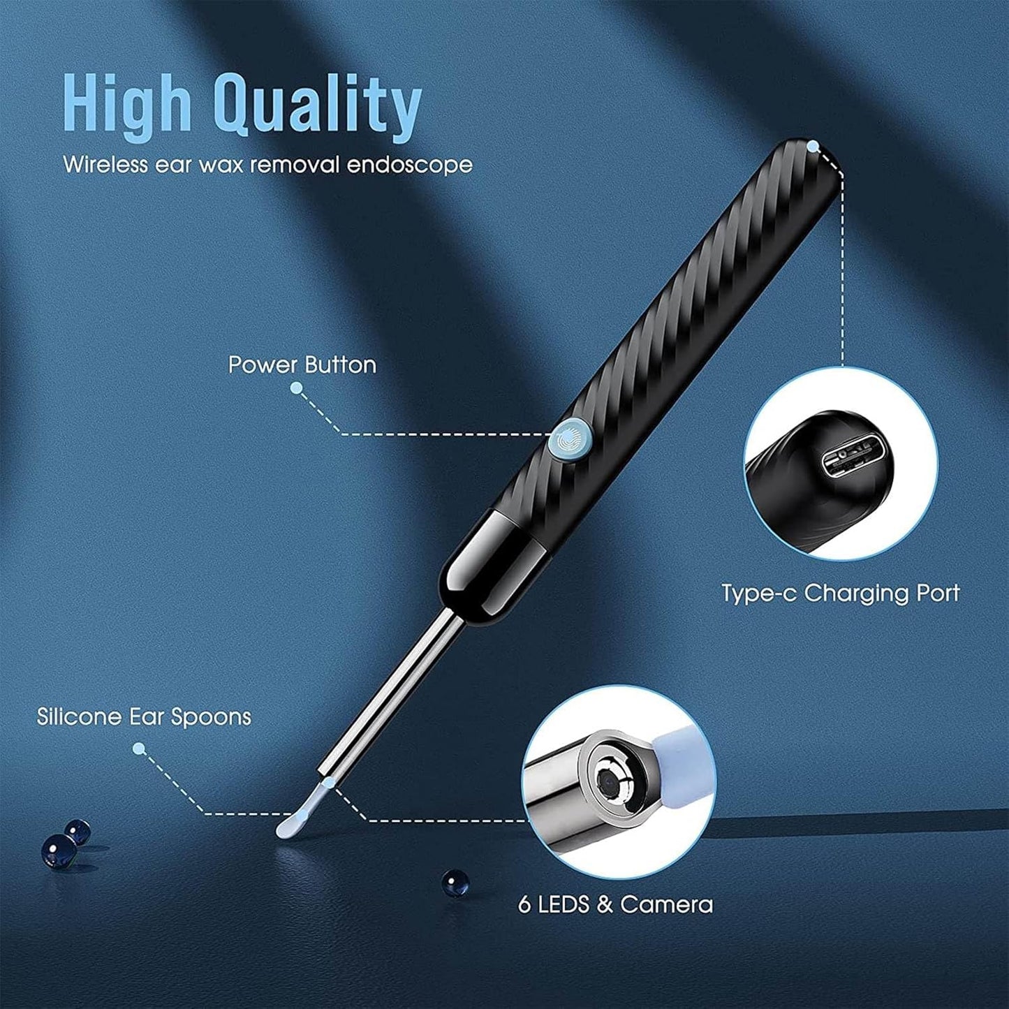 Ear cleaner with micro camera